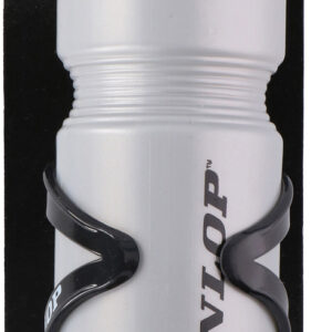 BIDON ROWEROWY DUNLOP 750ML Z KOSZYKIEM SREBRNY
